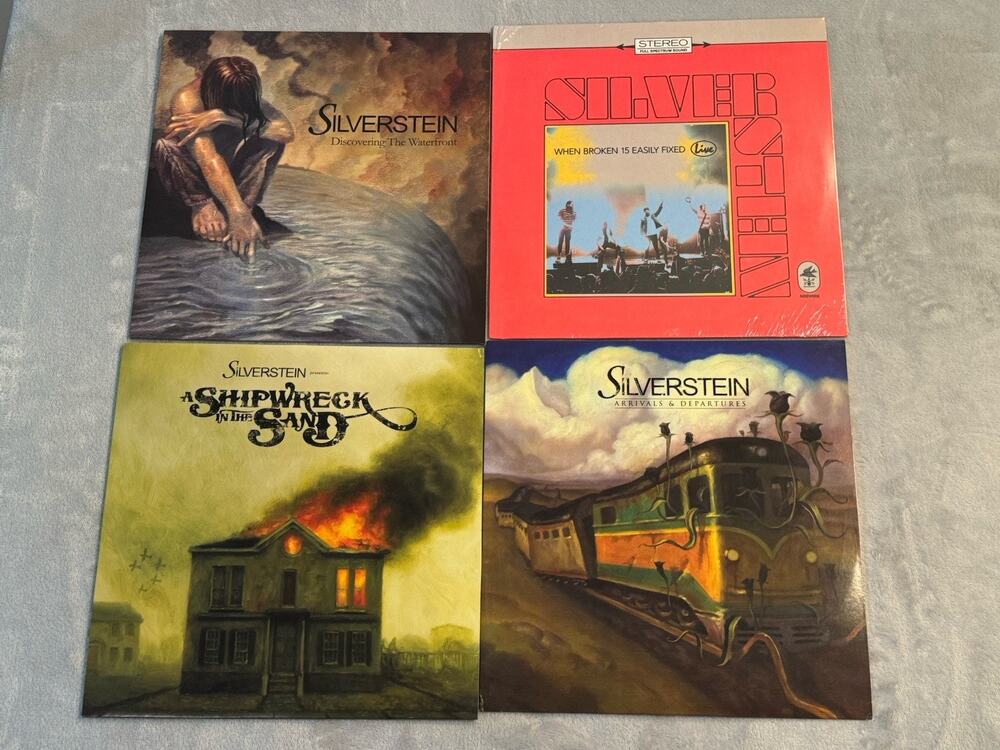 Colored Vinyl Lot Silverstein Discovering The Waterfront Arrivals And Departures